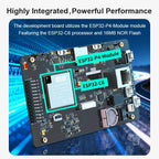 7.0-inch 1024 * 600 IPS capacitive touch ESP32P4 development board ESP32-C6 development board, with housing and camera