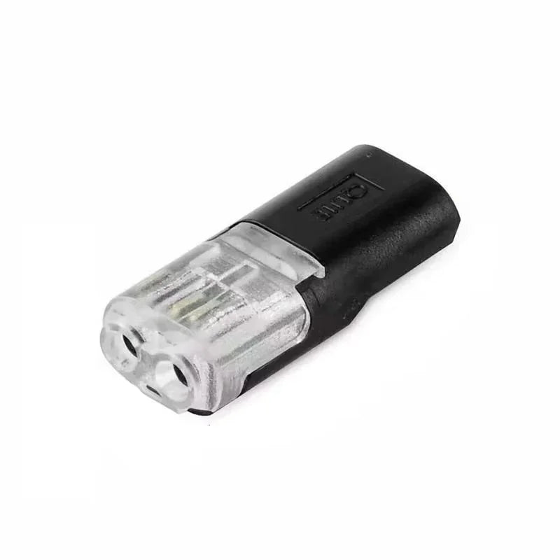 Double Wire Plug-in Connectors with Locking Buckle Car Wire 2 Way Terminal Block Waterproof Quick Connector Cable Clamps