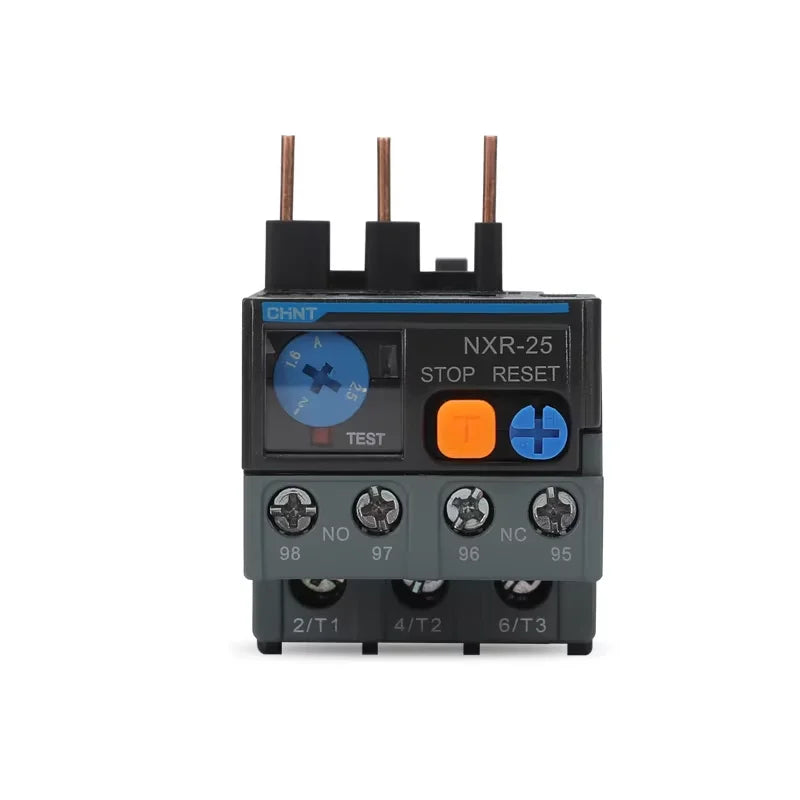 CHINT Relay NXR-25 0.63-1A 1.6-2.5A 2.5-4A 9-13A 17-25A Thermal Overload Relay for NXC Series AC Contactor