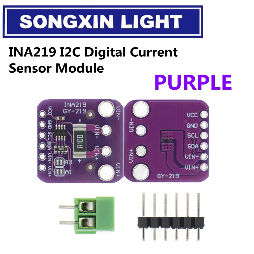 INA219 GY-219 Current Power Supply Sensor Breakout Board Module Sensor Module I2C interface High Side DC Current For Arduino DIY