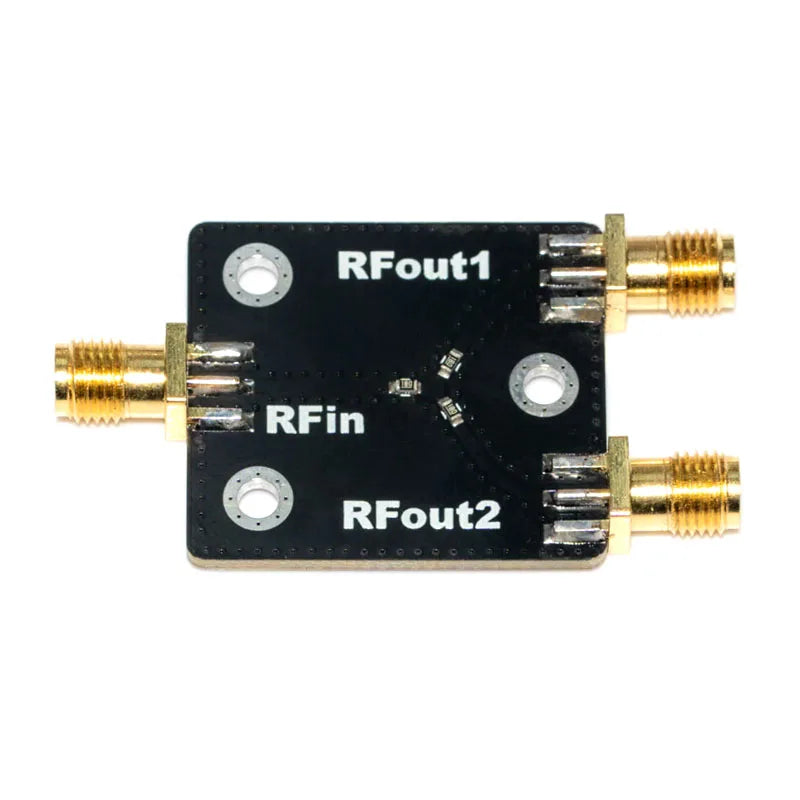 DC-4GHz RF Microwave Resistive Power Divider 1 to 2 Way, Power Splitter Combiner Module SMA Female 50Ω for Microwave