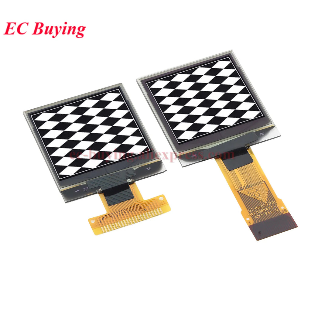 1.12 inch OLED Display LCD Screen Module 1.12'' SH1107 Driver IC I2C SPI Serial Port 128x128 Dot Matrix White Bare 22PIN/20PIN