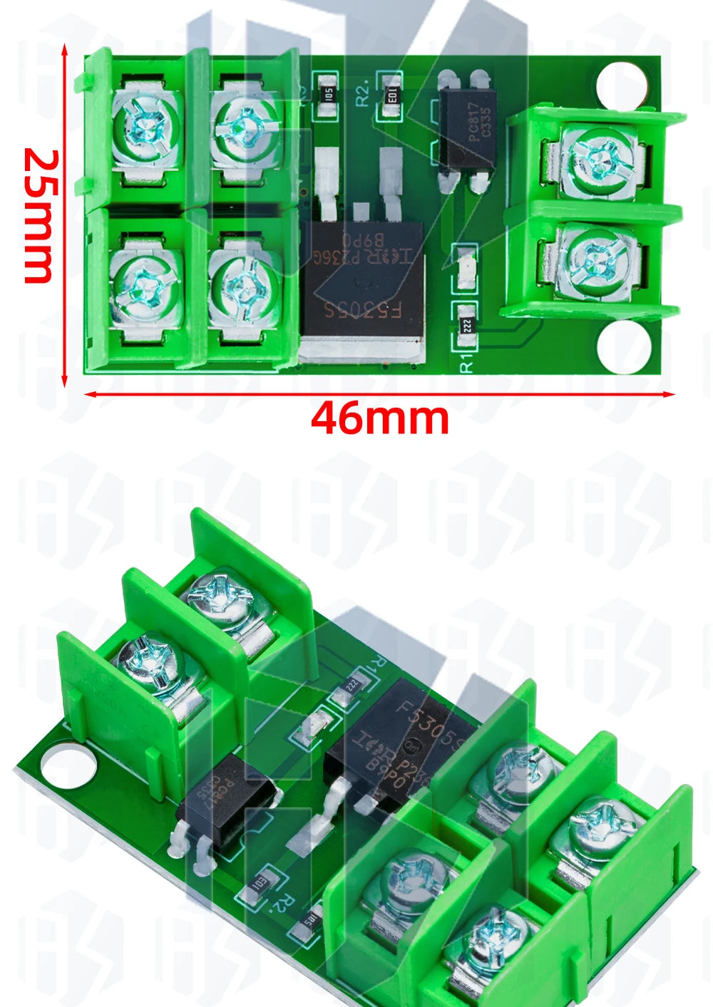 1PCS EGBO Electronic switch control board, pulse triggered switch module, DC controlled MOSFET optocoupler