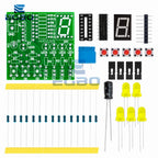 DIY Soldering Practice Training Module 7 Segment Display Decoder Circuit Board for Student Electronic Learning