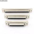 SCSI Connector DB Female Male 50 68 100 Pin Straight Right Angle 90 180 Degree Hole Welding Solder Adapter 50P 68P 100P