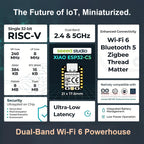 seeed XIAO ESP32-C3/C5/C6/S3 optional Mini Development Board Module 2.4GHz WiFi,BlE 5.0,for Arduino IoT Intelligent system