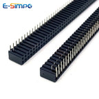 10pcs 2.0mm Side Insertion Right Angle Double Row 2X4/5/6/8/9/10/12/20/22/40P PH7.2 gold-plated PCB Female Pin Header