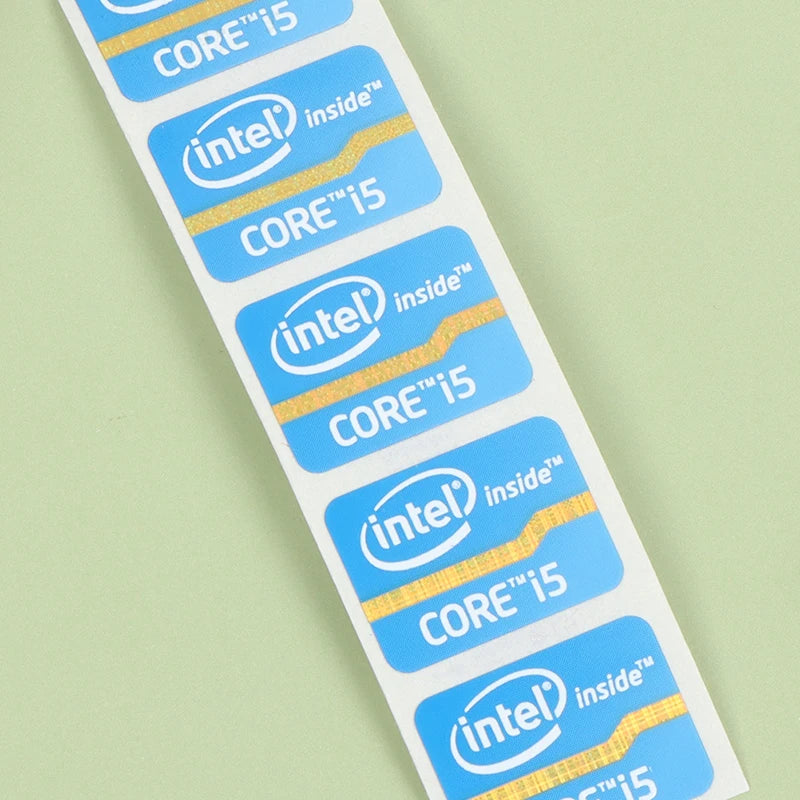 1pc/5pcs Mini DIY Sticker For 4th Generation Cpu Intel Core I3 I5 I7 I9 Logo Sticker LOGO Label Laptop Notebook Decoration