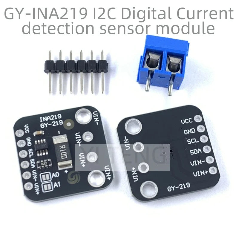 INA219 GY-219 Digital Current Sensor Module I2C Interface Programmable Power Supply Current Voltage Monitoring Module