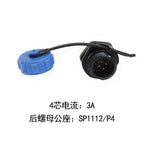 WEIPU IP67 SP1110/S SP1112/P  Female Plug Male Socket 2 3 4 5Pin Waterproof  Aviation Connector Power Adapter Charger SP11