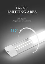 Led Tube Light With Switch Wire 110V 220V 10W 20W Lighting Strip Lamps 30/50cm For  Living Room Bedroom Closet Kitchen Lamp