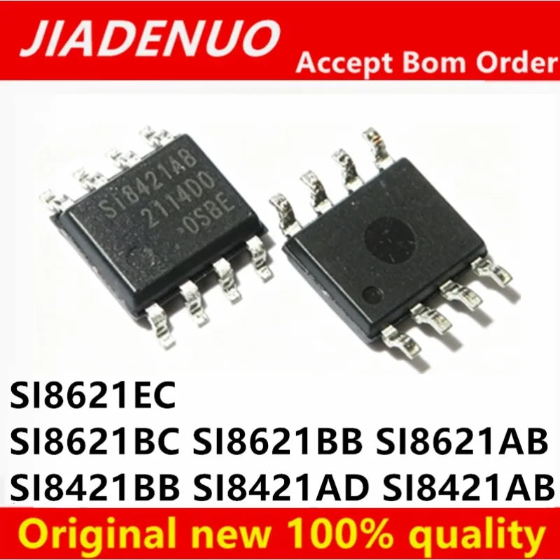 (10piece)100% New SI8621EC SI8621BB SI8621BC  SI8621AB SI8421BB SI8421AD SI8421AB SOP-8