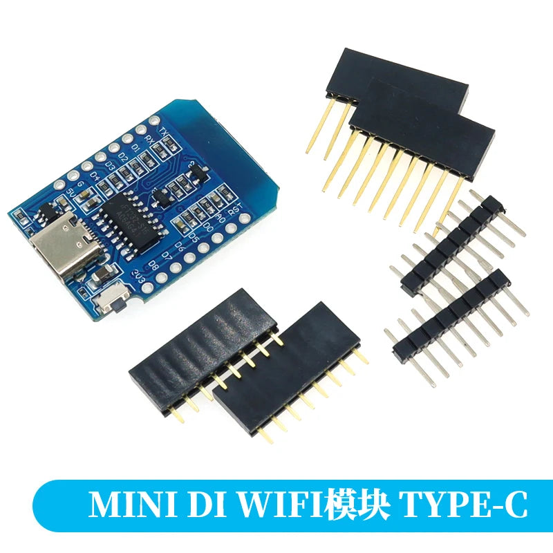 D1 mini - Mini NodeMcu 4M bytes Lua WIFI Internet of Things development board based ESP8266 for WeMos