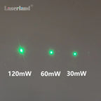 Long Range Light Beam Visible 520nm Green Dot Laser Module Diode Locator Focusable for Tunnel