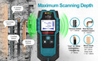 HANMATEK SF1 Stud Finder Wood Studs Metal Detection of Live Cable Metal Depth Measurement Finder Wall Detector Scanner