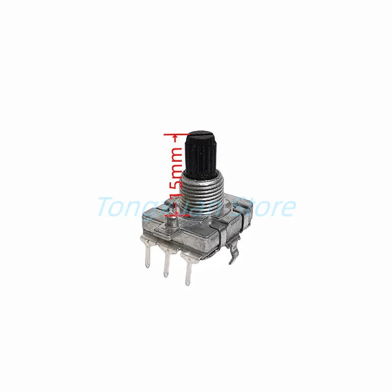 1pc EC16 Rotary Encoder 24 Position Pulse Digital Rotary 3Pin Amplifier Volume Switch Induction Cooker Switch 15/20MM Half Shaft
