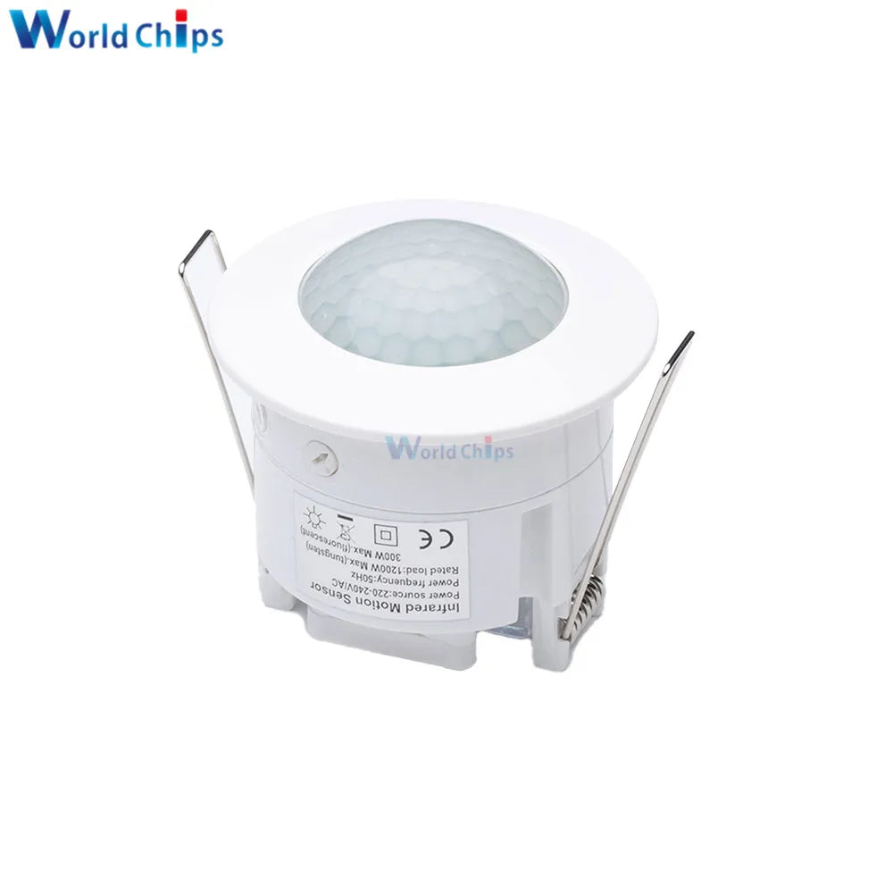 110V 220V Ceiling PIR Infrared Body Motion Sensor Detector Lamp Light Switch lampholder For LED lamp Bulb Automatic ON / OFF