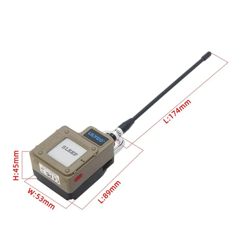LILYGO TTGO T-Echo Lora L76K SX1262 Wireless Module NRF52840 1.54 E-Paper GNSS RTC W/Buzzer BHI260AP 915Mhz