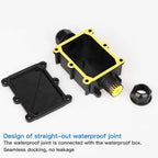 Waterproof IP68 External Junction Case 2Way Plug M20 Coaxial Cable Connector Wire 5-15mm Outdoor Electric Power Cord Box