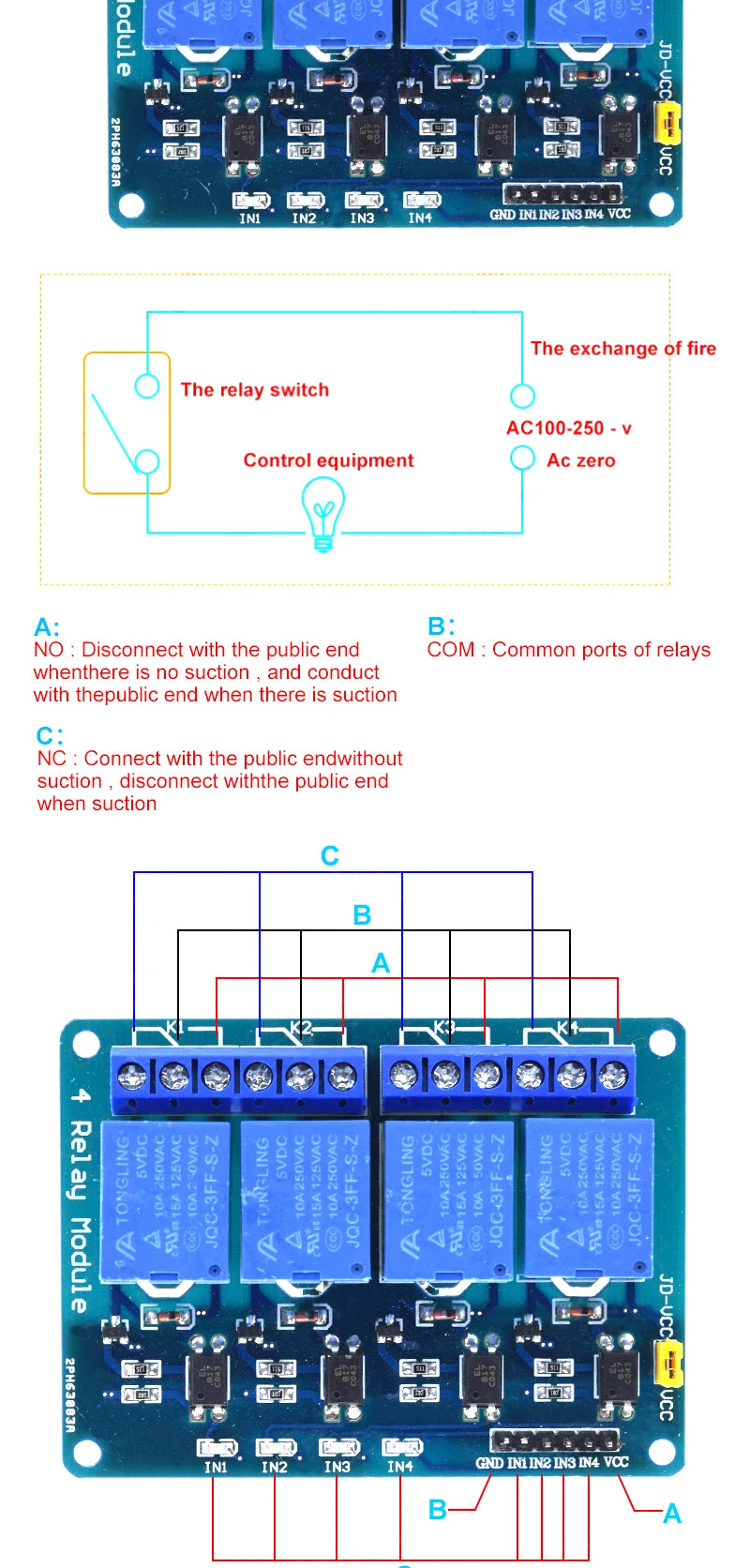 5v 12v 1 2 4 6 8 way relay module for arduino 1 2 4 6 8 channel relay module with optocoupler Relay Output In stock