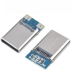 5pcs USB 3.1 Type-C Connector 24 Pins Male / Female Socket Receptacle Adapter to Solder Wire & Cable 24 Pins Support PCB Board