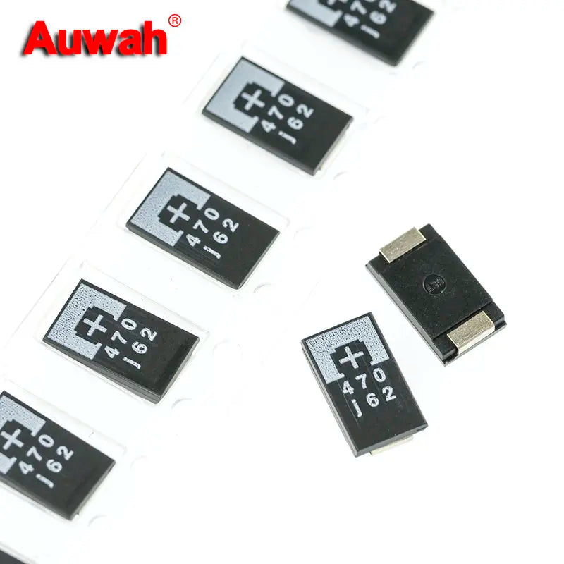 5pcs 6TPE470MAZU 6.3V 470UF 18mOhms 7343 Type D SMD Polymer Tantalum Capacitors POSCAP  Ultra-Thin Low ESR New and Original