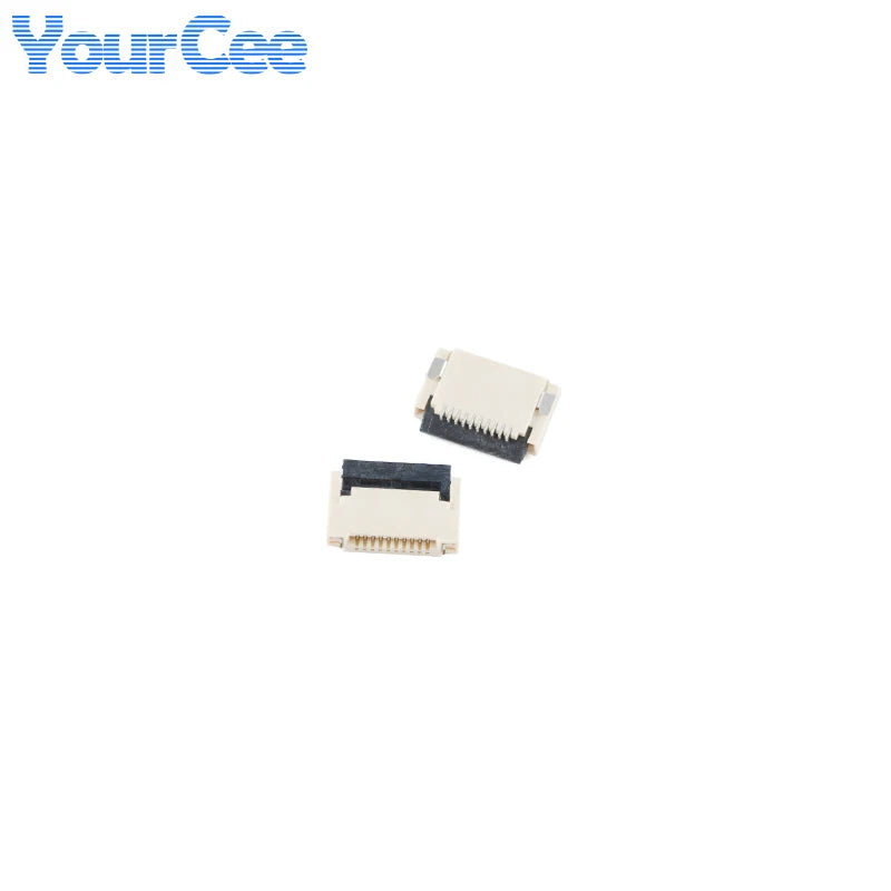 10PCS FFC/FPC Connector Flat Cable Socket 0.5MM Adapter 4/6/8/10/12/14/16-30/32/40/50/60 Pin Back Flip Front Insert Horizt