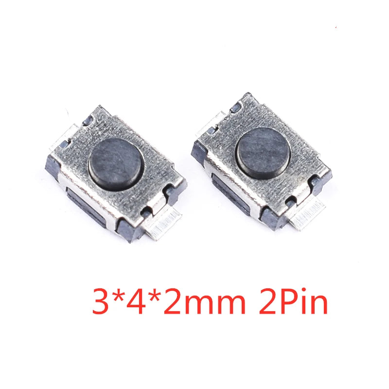 20Pcs SMD Tactile Switch Micro Push Button Silicone Key 3x4 3x6 4x4mm 2Pin 4Pin Electronic Component Switchs