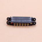 JCD Spring Loaded Male Female 2.5/2.54 MM Pitch 2P 3 4 5 6 7 8 Pole Through Holes PCB BTB Connector 2A DC Magnetic Pogo Pin