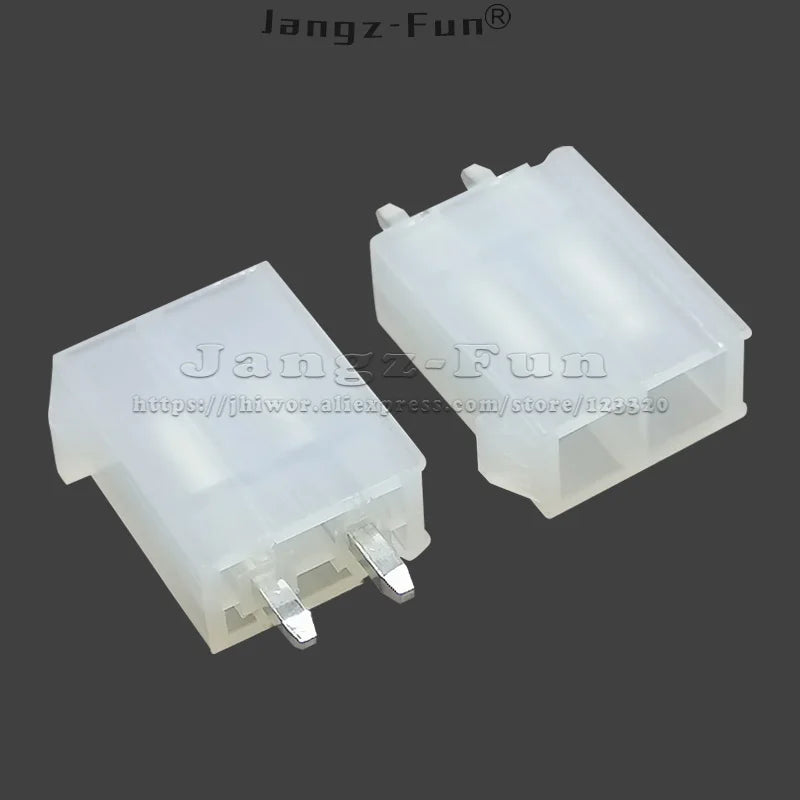 50pcs 4.2mm 5557 5559 5569 2x1P 2P Male Female Housing Top Side Entry 2 Pin Header Automotive Cable Wire Connector For Computer