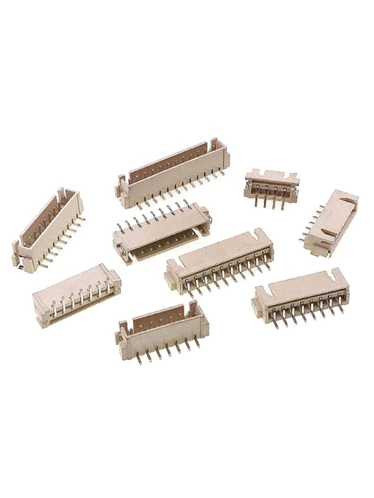 20/50Pcs XH2.54mm 2/3/4/5/6/7/8/9/10 Pin Pin Header Connector SMD Horizontal / Vertical Terminals Wire Socket JST XH Connectors