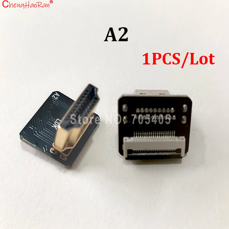 1PC Ribbon Flat FPV HDMI-Compatible Connector Flexible Cable Raspberry Pi 4 Micro HDTV To HD/Mini HD Female 90 Degree FFC 20pin