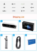 Intel RealSense Depth Camera Binocular D455 Inertial Measurement Unit 30fps RGB Resolution 1280x800 3D Sensing & Computer Vision