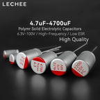Polymer Solid Capacitor 6.3V 10V 16V 25V 35V 50V 100V 4.7uF 10uF 22uF 33uF 47uF 68uF 100uF 220uF 270uF 330uF 470uF 1000uF 2200uF
