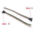 5pcs Type-C USB 3.1 Connector 2Pin 4Pin 6Pin Welding Wire Female Socket Rubber Ring High Current Fast Charging Port