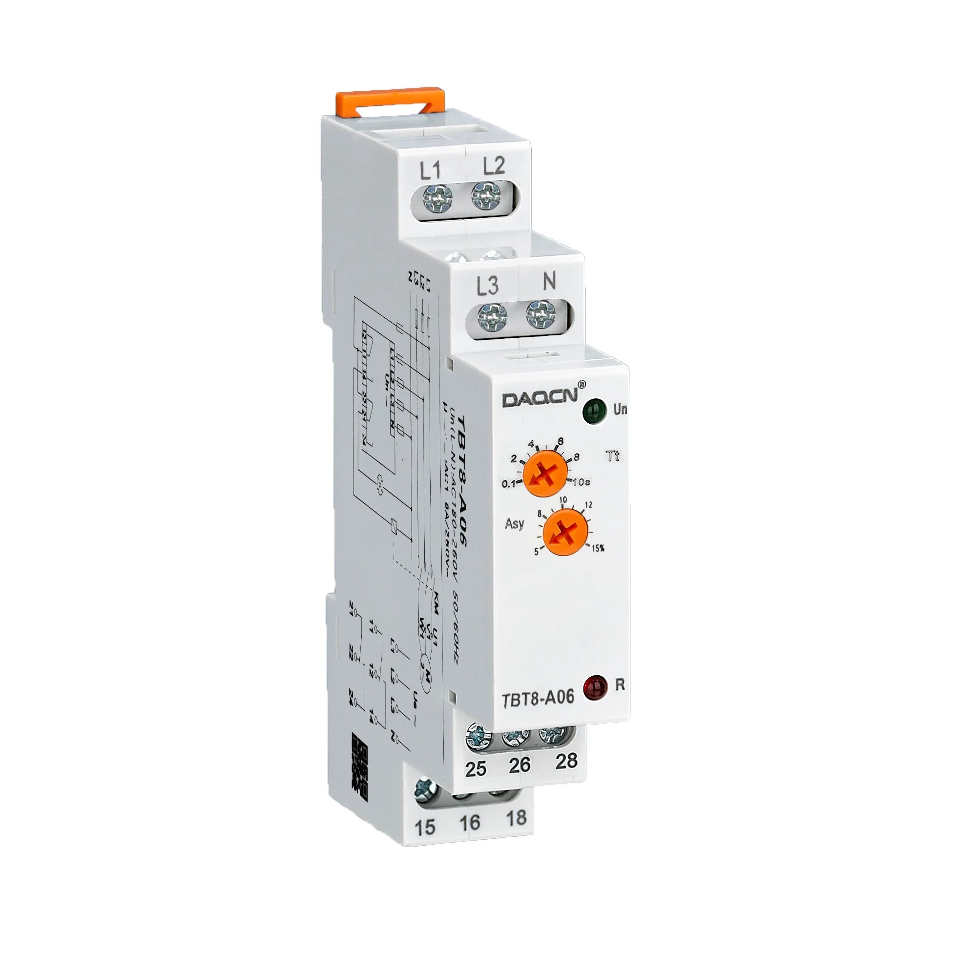 New TBT8 three phase motor protector 3 Phase failure Phase Sequence Voltage Monitoring Relay Voltage Sensing Protection Relay
