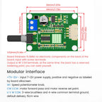 DC7-12V BLDC PWM Hall Motor Speed Controller Module 3/4 Wire Brushless Motor Driver Board Governor Volt Current Protection Board