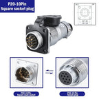 PLS20 Aviation Connector 2/3/4/5/6/7/8/9/10/12Pin Air Carrier Male Female Plug Connector WS20 TP20