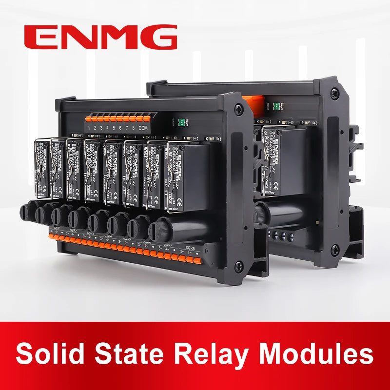 ENMG Solid State Relay Module 5-24V DC Solid State Non-Contact Relay Module DC Control AC/DC 220V Wide Voltage Constant Current