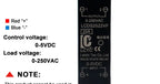 LCTC 0-10V 4-20mA 0-5V SSR Solid State Relay Voltage Regulator Single Phase Slim Relay With Radiator 10A 25A 40A 50A 60A 80A