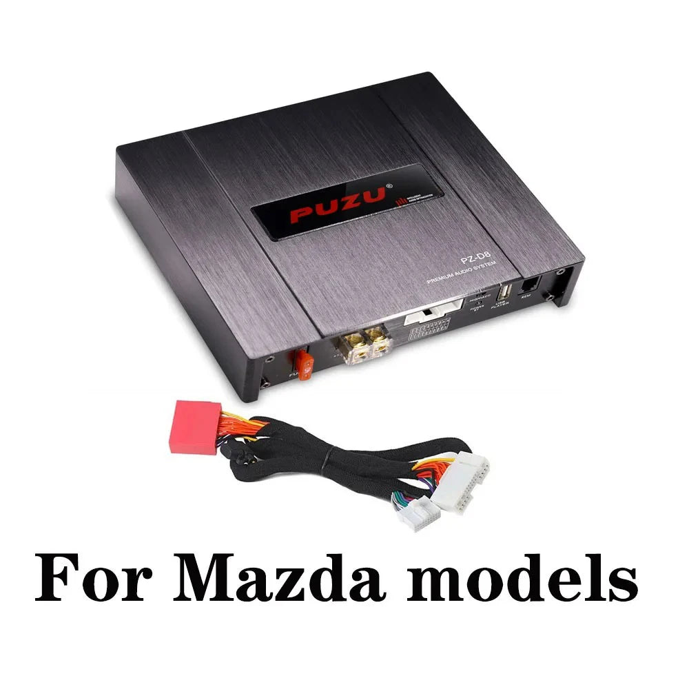 PUZU PZ-D8 D Class 8 Channels Car Audio DSP Amplifier Processor With 4X220W Power Output Digital Signal Processor Audio System
