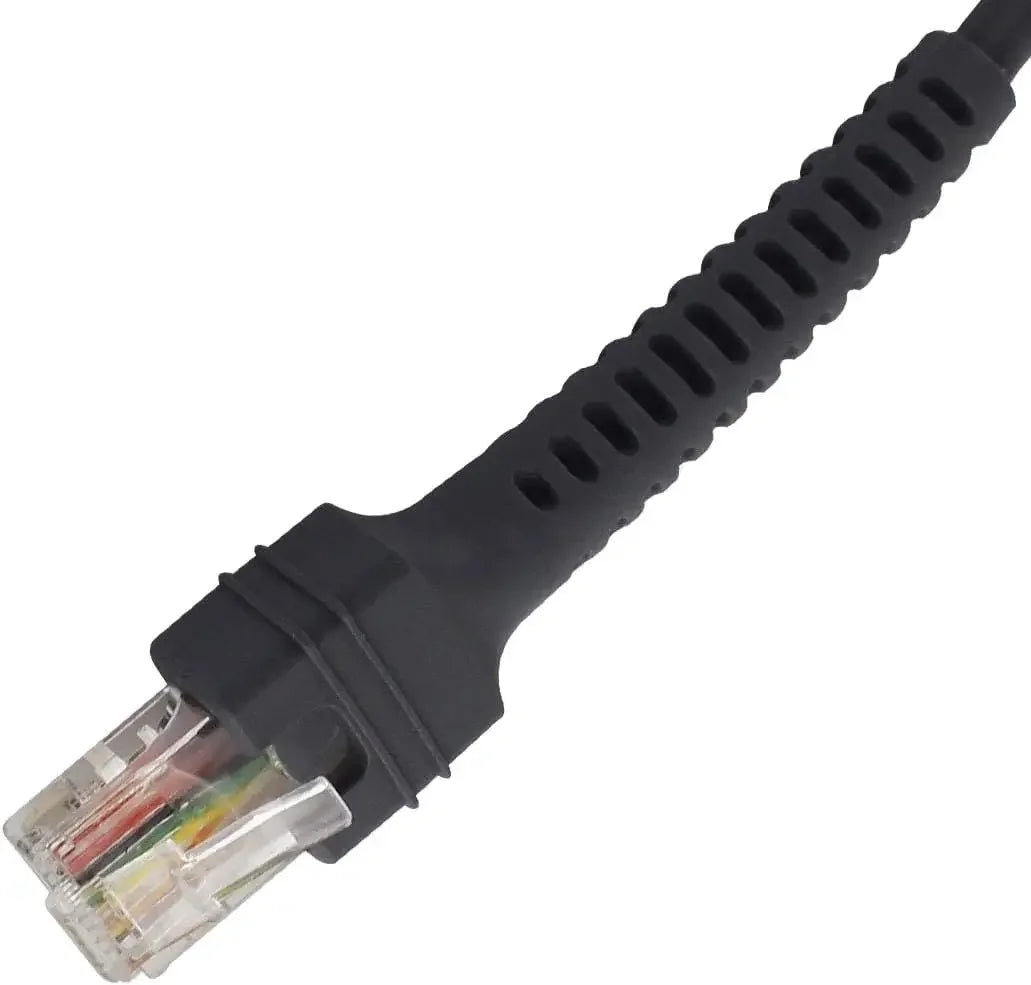 2/3/5M RS232 Straight Harness AC Adapter US EU Plug Power Supply Zebra Symbol LS2208 LS4208 LS9208 Barcode Scanner Serial Cable