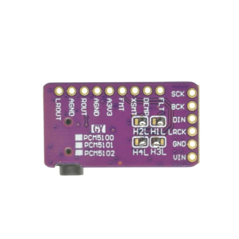 1-10PCS Interface I2S PCM5102A DAC Decoder GY-PCM5102 I2S Player Module For Raspberry Pi PHAT Format Board Digital PCM5102 Audio