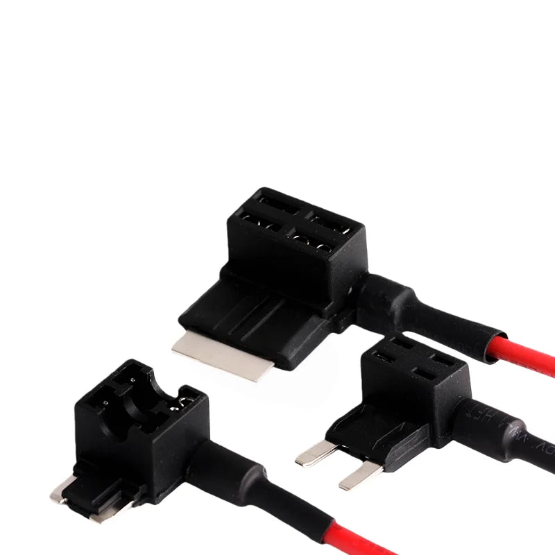 12V MINI SMALL MEDIUM Size Car Fuse Holder Add-a-circuit TAP Adapter with 10A Micro Mini Standard ATM Blade Fuse