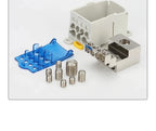 Din Rail Terminal Block UKK 80A/125A/160A/250A/400A Distribution Box One In Several Out Unipolar Junction Box Wire Connector