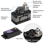 Brushless Motor 180° Metal Gear High Torque Digital Servo 42KG with 25T Metal Servo Arm for 1/10 1/8 RC Car Robot Boat Truck