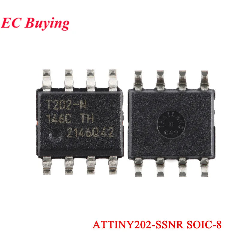 20Pcs/1pc ATTINY85 ATTINY85-20SU ATTINY SOIC-8 8KB 20MHz 8Bit Microcontroller SMD IC Chip ATTINY44A-SSUR ATTINY13A-SSU ATTINY10