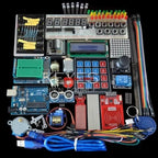 Starter Kit for Arduino Uno R3 - Uno R3 Breadboard and Holder Step Motor / Servo /1602 LCD / Jumper Wire/ UNO R3/850