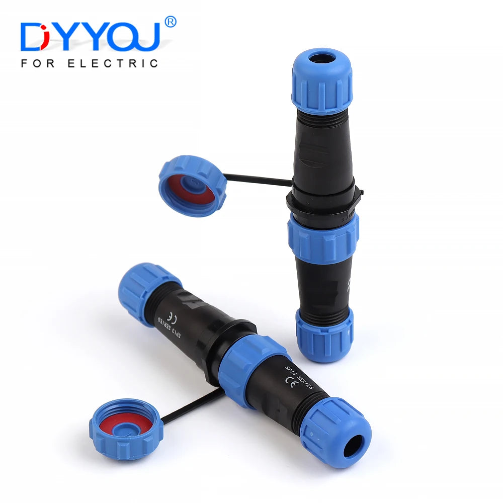 SP13 Aviation Waterproof Connector IP68 Docking Electrical Cable Wire Male Female Plug Socket Welding Type Industrial Connector