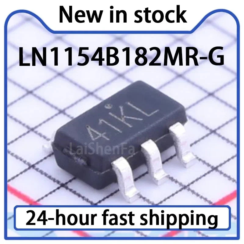 20PCS LN1154B182MR-G Package SOT-23-5L 7V/1.8V 300mA Linear Regulator LDO in Stock